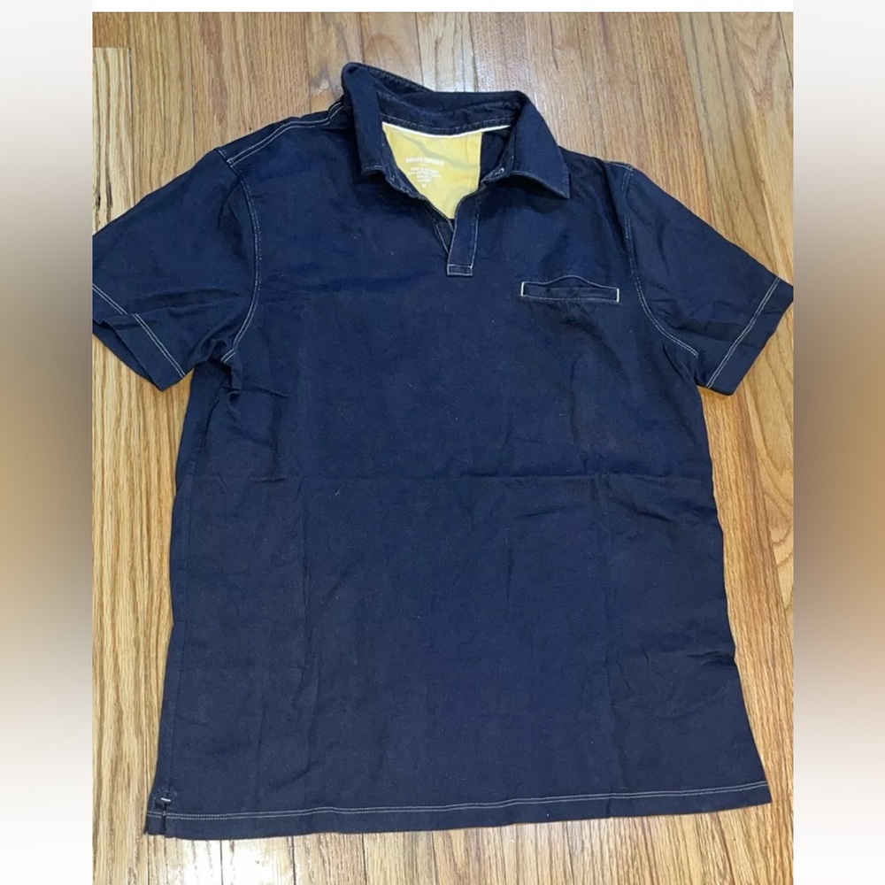 Vintage Banana Republic Mens Black Polo M (2009)